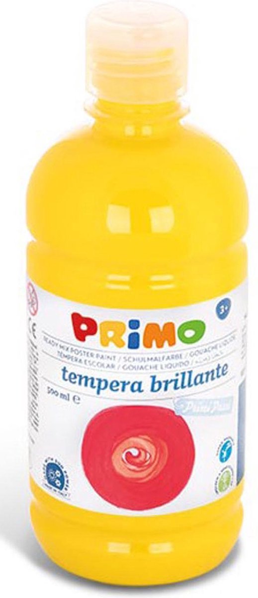 Primo Plakkaatverf Tempera 500 Ml Geel