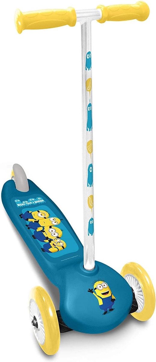 Universal 3-wiel Kinderstep Minions 2 - Steering Step - Unisex - Blauw;Wit