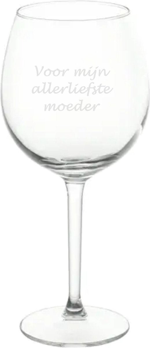 Glas graveren 59 cl - geschikt voor rode wijn