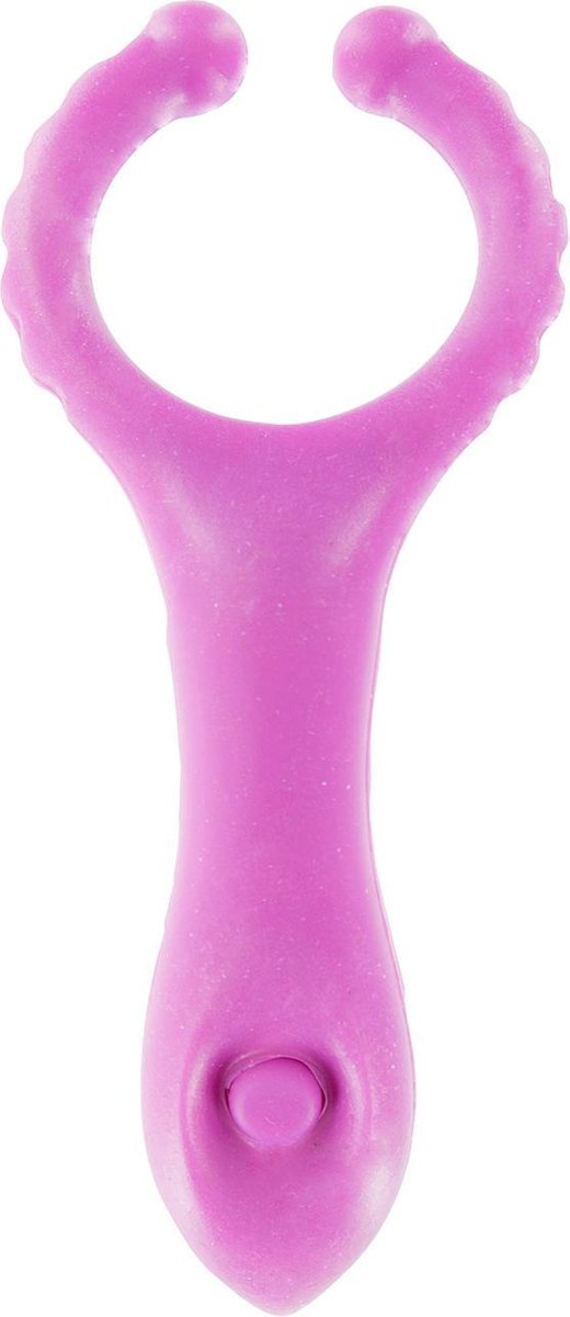 TOYJOY Basics Vibrerende Clit-Stim C-Ring - paars