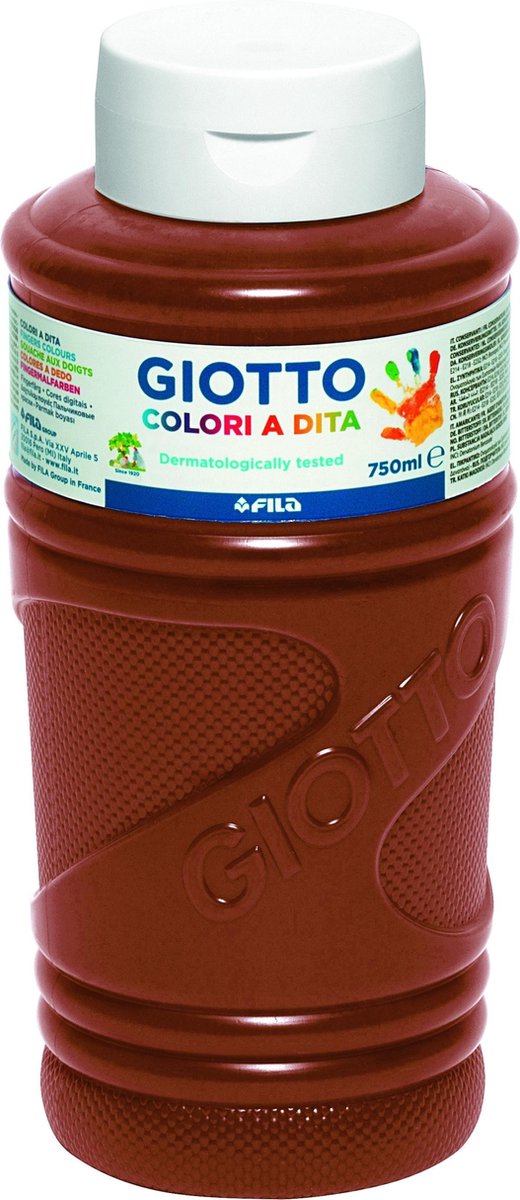 Giotto Finger Paint - 750 ml Brown
