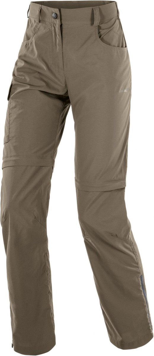 Ferrino Kruger Broek Zip-off Dames Bruin Maat 48
