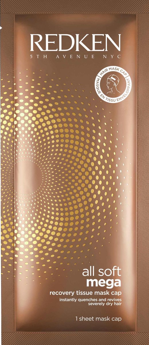Redken - All Soft Mega Sheet Mask (Very Dry Hair) - Disposable Mask
