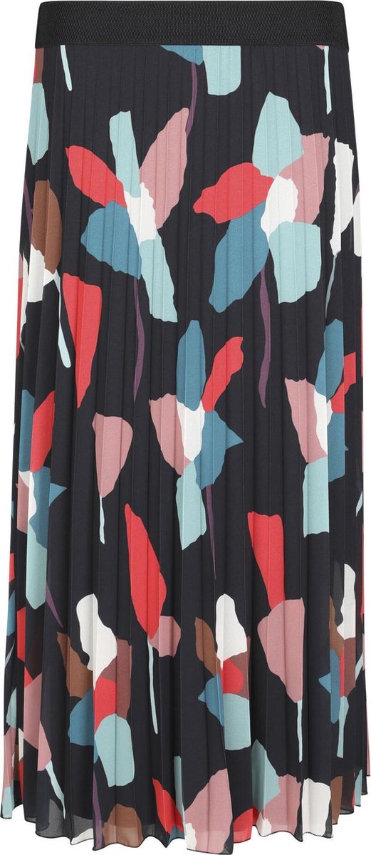 Plissérok met kleurrijke print