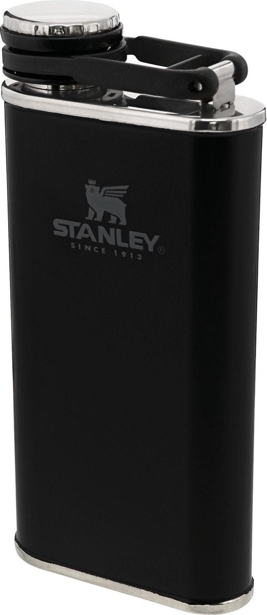 Stanley The Easy Fill Wide Mouth Thermosflask - 230 ml - RVS/Mat zwart