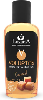 Luxuria Voluptas Edible Stimulating Gel Warming Effect - Caramel 100 Ml | LUXURIA