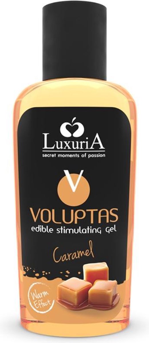 Luxuria Voluptas Edible Stimulating Gel Warming Effect - Caramel 100 Ml | LUXURIA