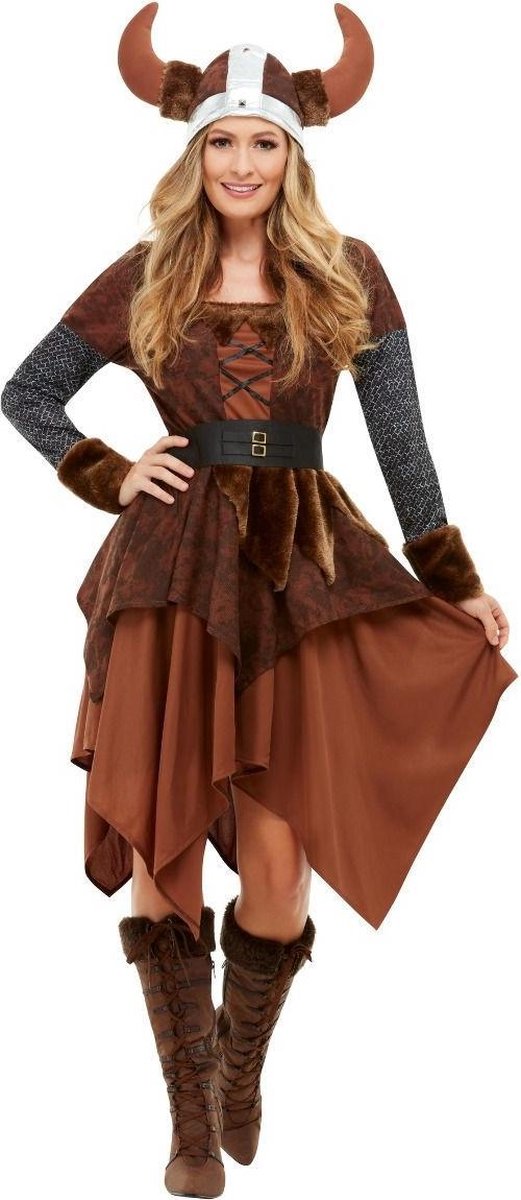Viking Koningin Kostuum Barbaar - Maat M