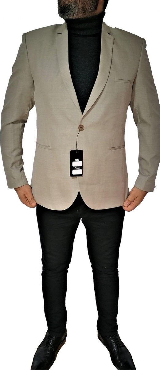 Blazer | colbert voor heren |BEIGE | maat 52 L