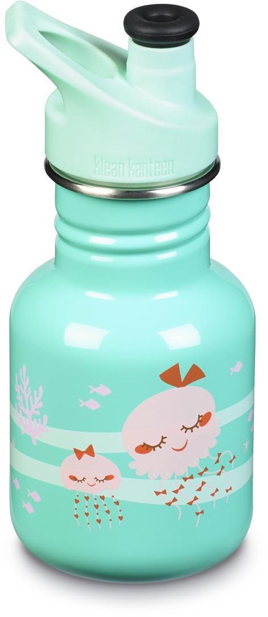 Klean Kanteen RVS Drinkfles Kid Kanteen Classic Sport (355ml) - Ocean