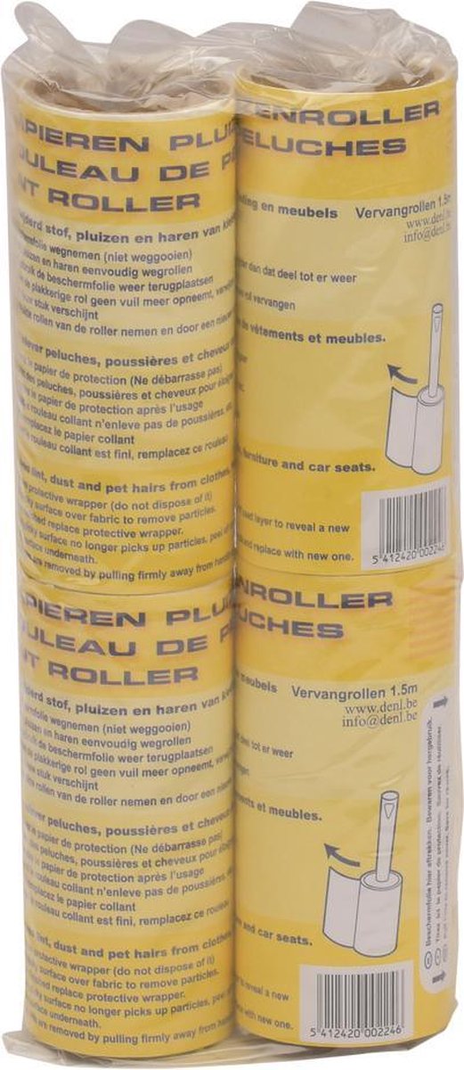 D&L Kleding Roller - Pluizenverwijderaar - 4 Navullingen