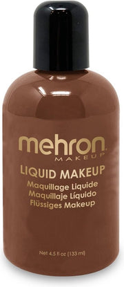 Mehron Vloeibare Schmink op Waterbasis - Sable bruin - 130 ml