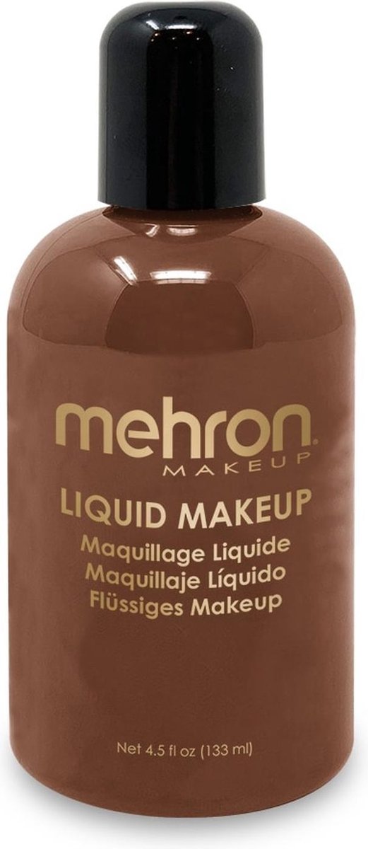 Mehron Vloeibare Schmink op Waterbasis - Sable bruin - 130 ml