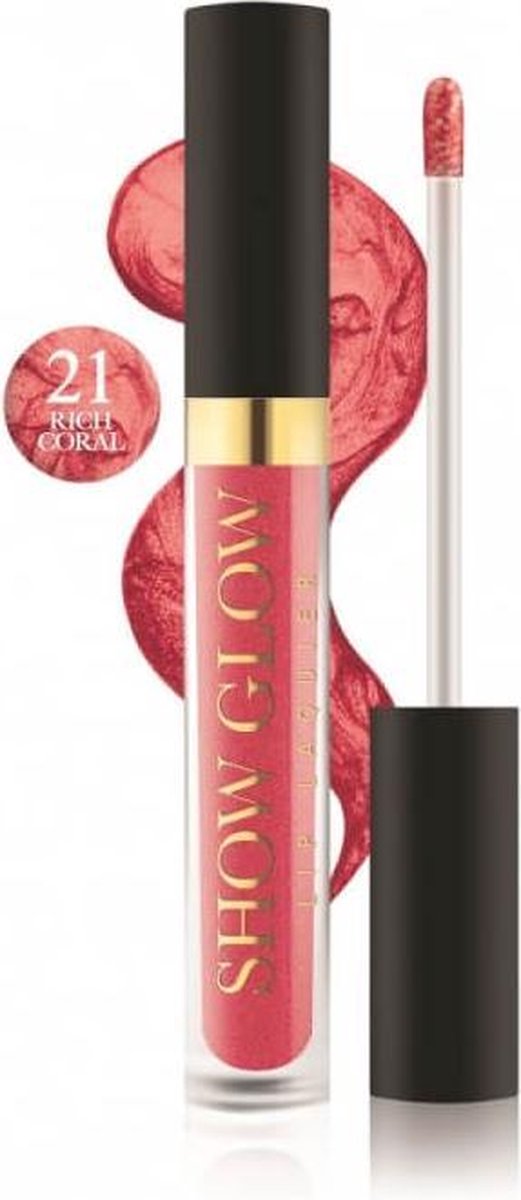 REVERS® Metallic Liquid Lipstick Show Glow #21 Rich Coral