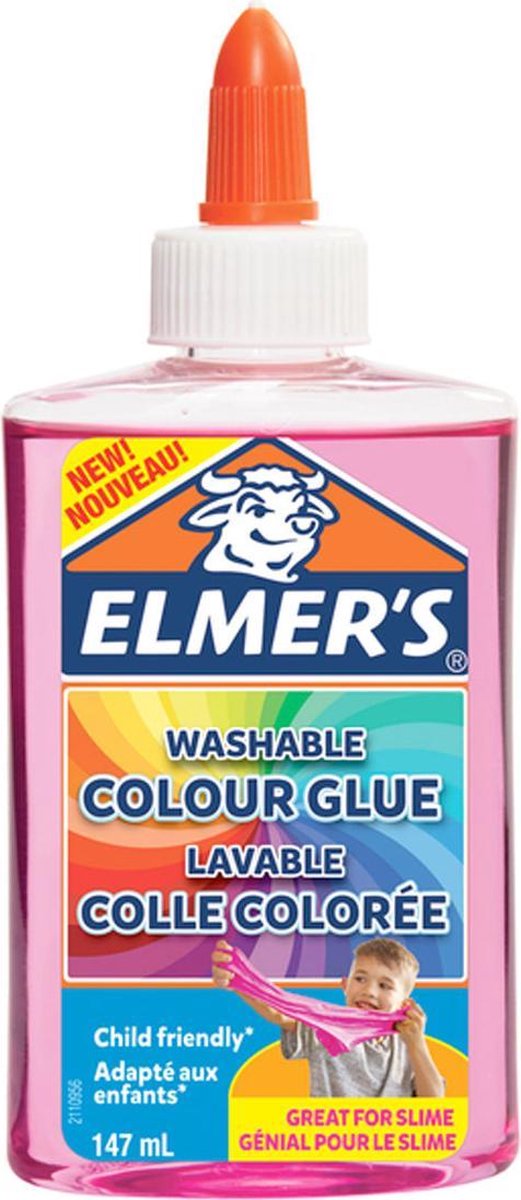 Elmer’s Roze Doorschijnende Vloeibare Lijm – 147ml