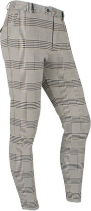 Ferlucci - Heren Chino - Model Paulo - Stretch - Beige Zwart geblokt