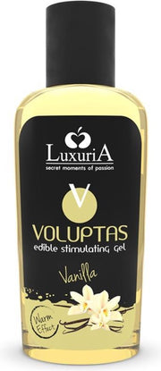 Luxuria Voluptas Edible Stimulating Gel Warming Effect - Vanilla 100 Ml | LUXURIA