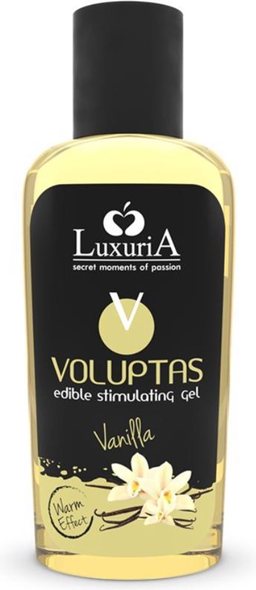 Luxuria Voluptas Edible Stimulating Gel Warming Effect - Vanilla 100 Ml | LUXURIA