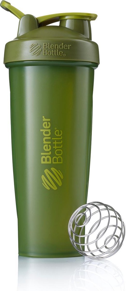 BlenderBottle Classic met oog - Eiwitshaker / Bidon - 940ml - Fullcolor Moss Green