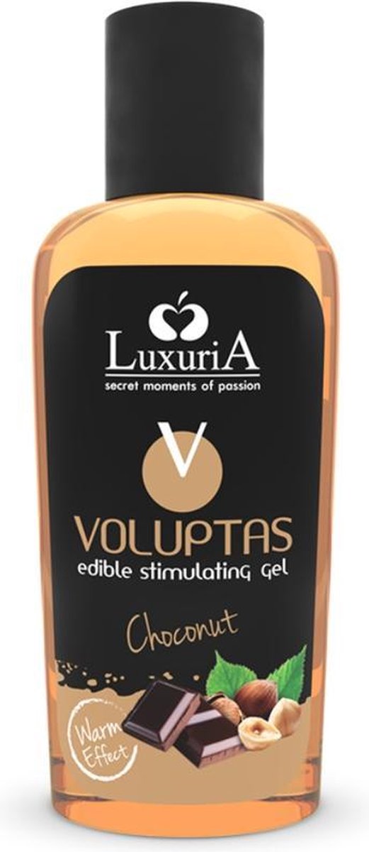 Luxuria Voluptas Edible Stimulating Gel Warming Effect - Choconut 100 Ml | LUXURIA