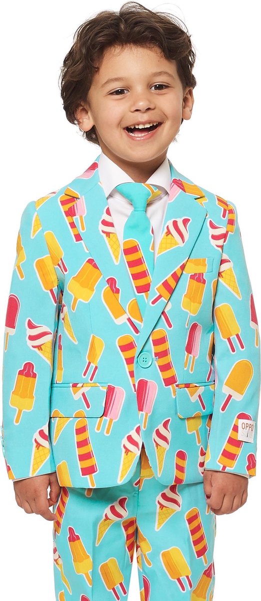 OppoSuits Cool Cones - Jongens Kostuum - Gekleurd - Feest - Maat 110/116