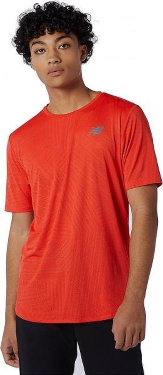 New Balance Q Speed Shirt Heren - oranje - maat S