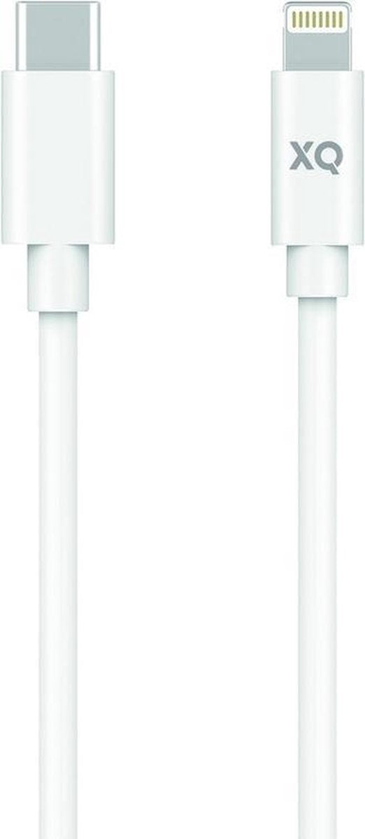 Xqisit Oplaadkabel USB-C naar Lightning - 150 cm Wit Opladen Synchroniseren