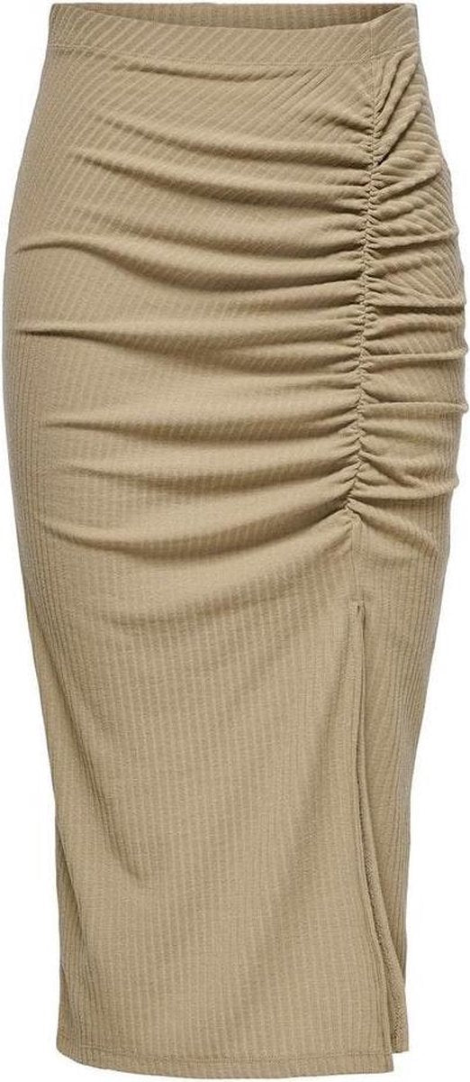 Onlnella Slit Skirt Jrs 15227190 Toasted Coconut