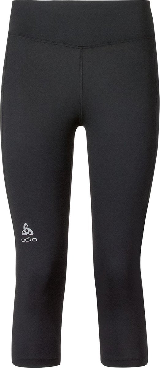 Odlo Tights 3/4 Sliq Hardlooplegging Dames - Zwart