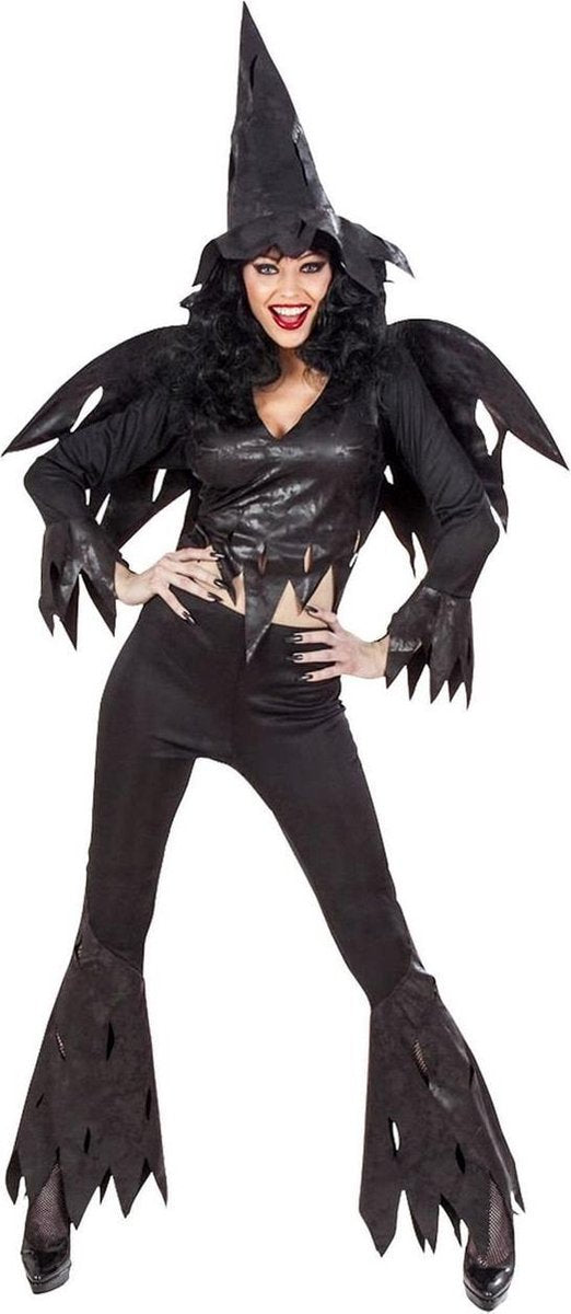 Versleten heks kostuum voor dames Halloween  - Verkleedkleding - Small