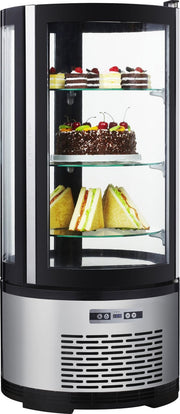 Hendi Gebaksvitrine ''Rond'' | 100L