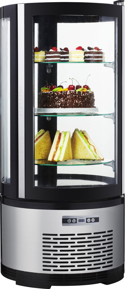 Hendi Gebaksvitrine ''Rond'' | 100L