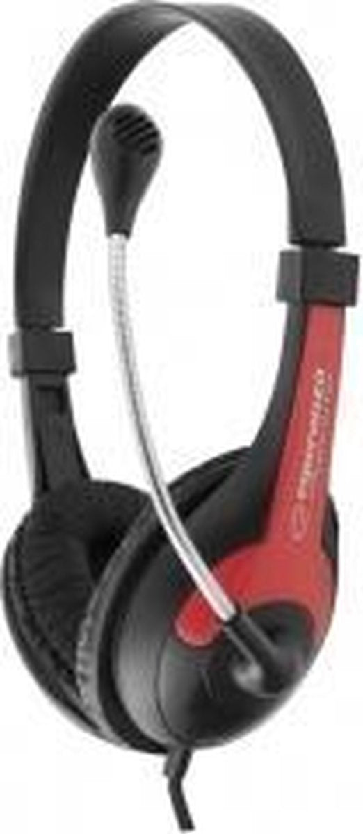 Esperanza EH158R hoofdtelefoon/headset Hoofdband Zwart