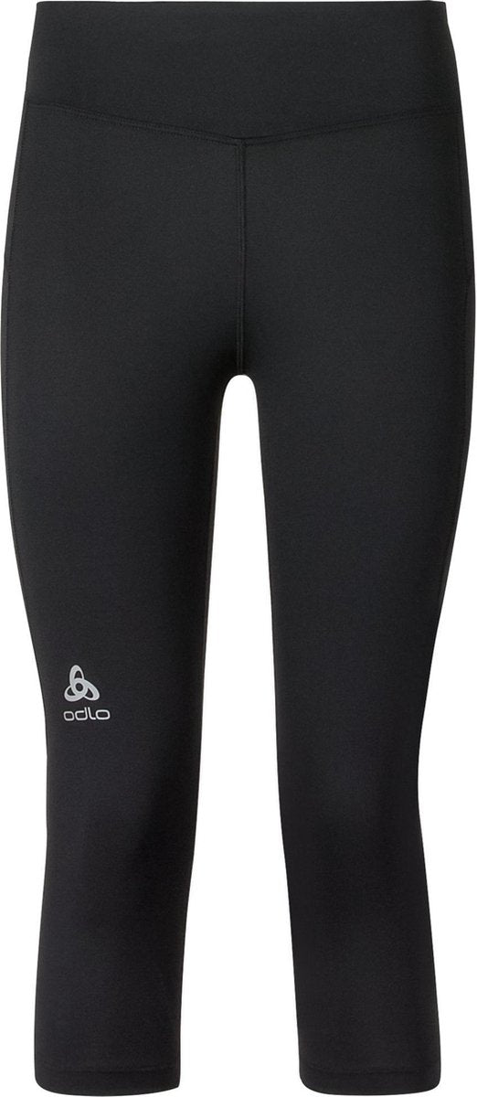 Odlo Bl Bottom 3/4 Sliq Dames Sportbroek - Black - Maat S