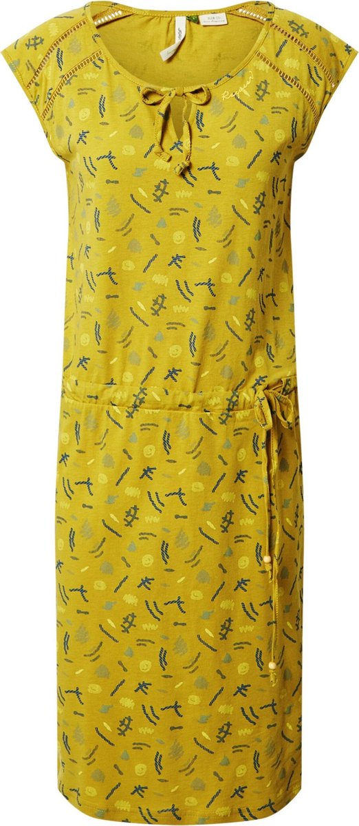 Ragwear jurk tetuan Citroengeel-S (36)