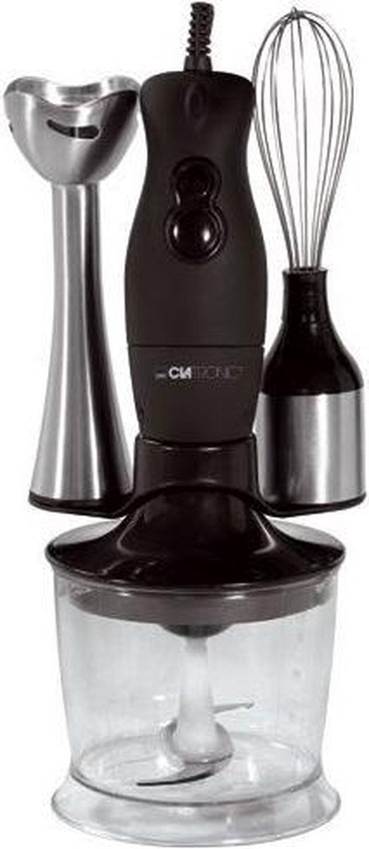 Clatronic staafmixerset inox 200 Watt 3in1 SMS 3190