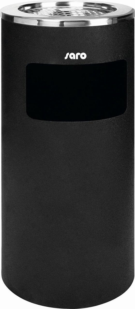Saro afvalbak met asbak | 72(h) x  30 Ø cm