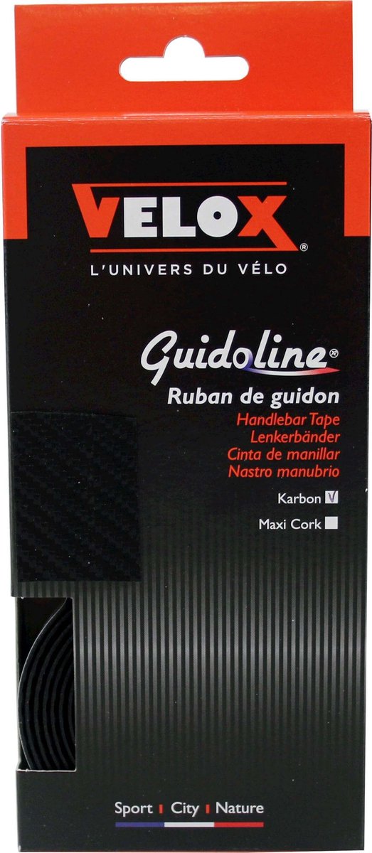 Stuurlint Velox Carbon Zwart