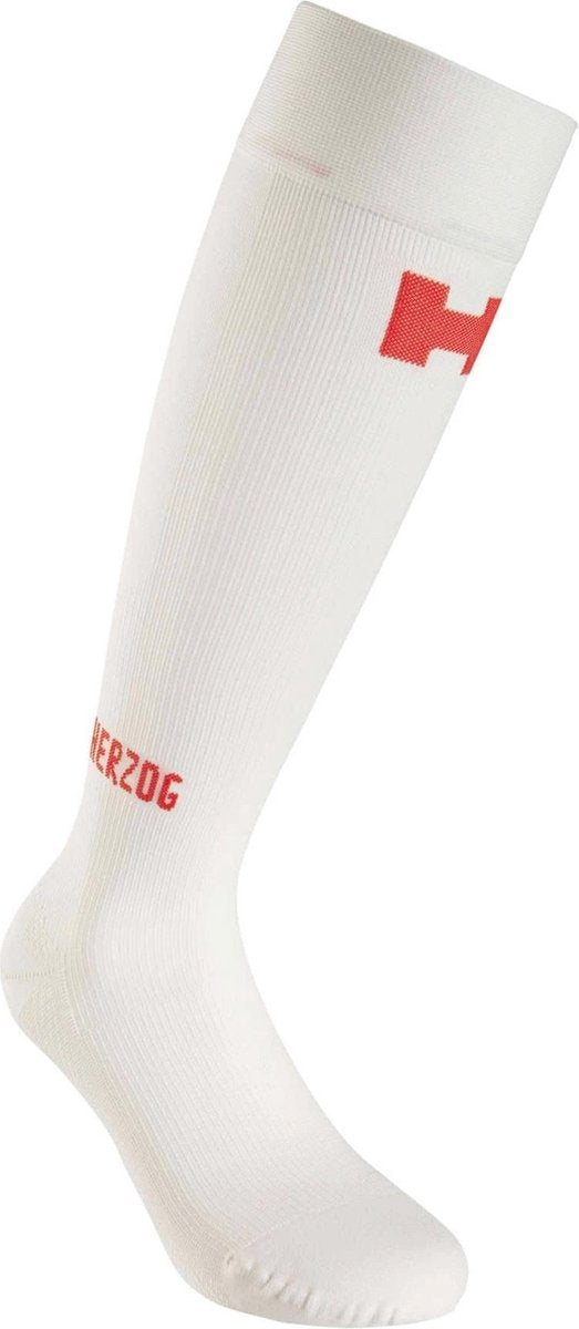 Herzog Pro Compressiesok Size 45-48 - Wit - maat III/L