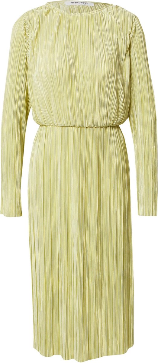 Glamorous jurk Lichtgroen-12 (40)