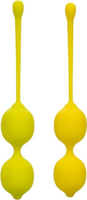 Kegel Training Set Lemon - Geisha Ball & Pelvic trainers -