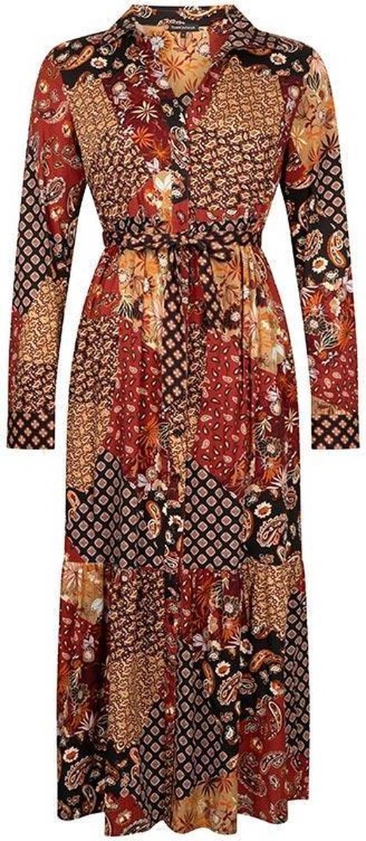 Tramontana Jurk Patchwork Print XL
