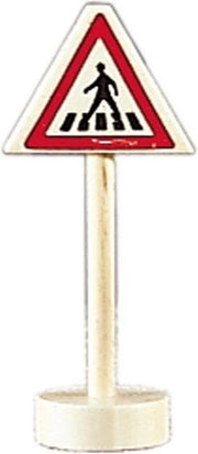Glückskäfer Verkeersbord Zebrapad Hout 10 Cm