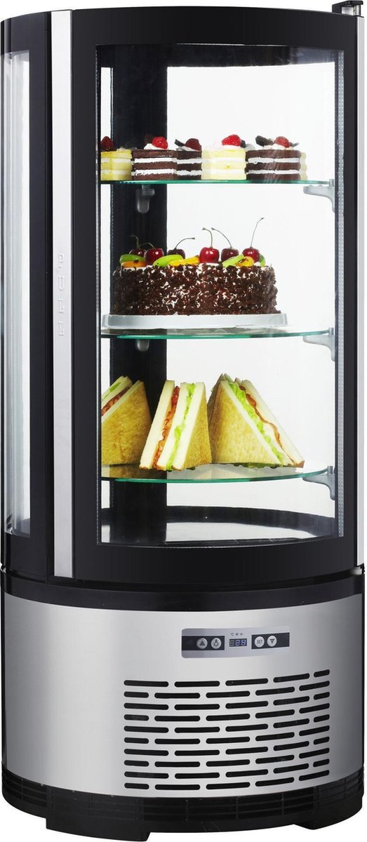 Professionele Roterende Koelvitrine 72L | Combisteel | 7487.0160 | Horeca
