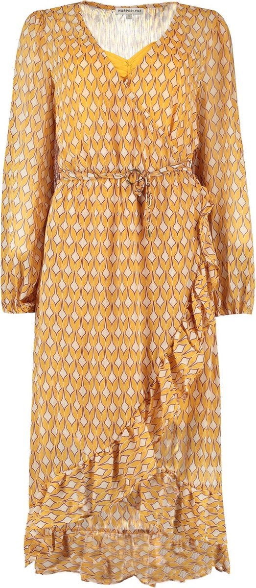 Roxy Dr Long Ss20x901 Yellow Print
