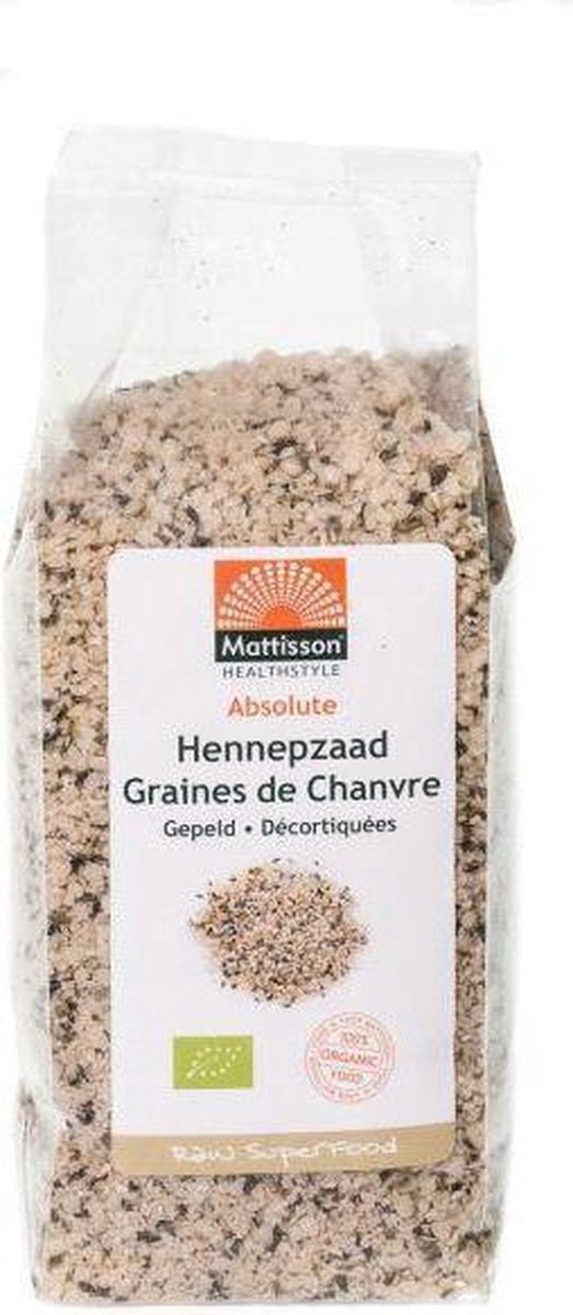 Mattisson Hennepzaad gepeld navulzak 250 gram