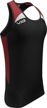NOVUS VEST Black/Red/White L