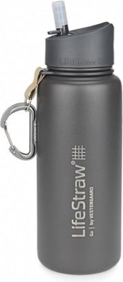 LifeStraw waterfilterfles Stainless Steel geïsoleerd RVS 710 ml -Grijs