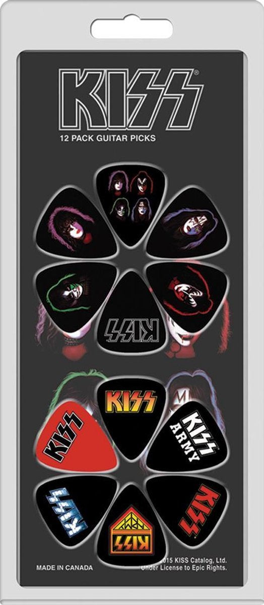 Perri's KISS 12-pack Medium plectrum 0.71 mm