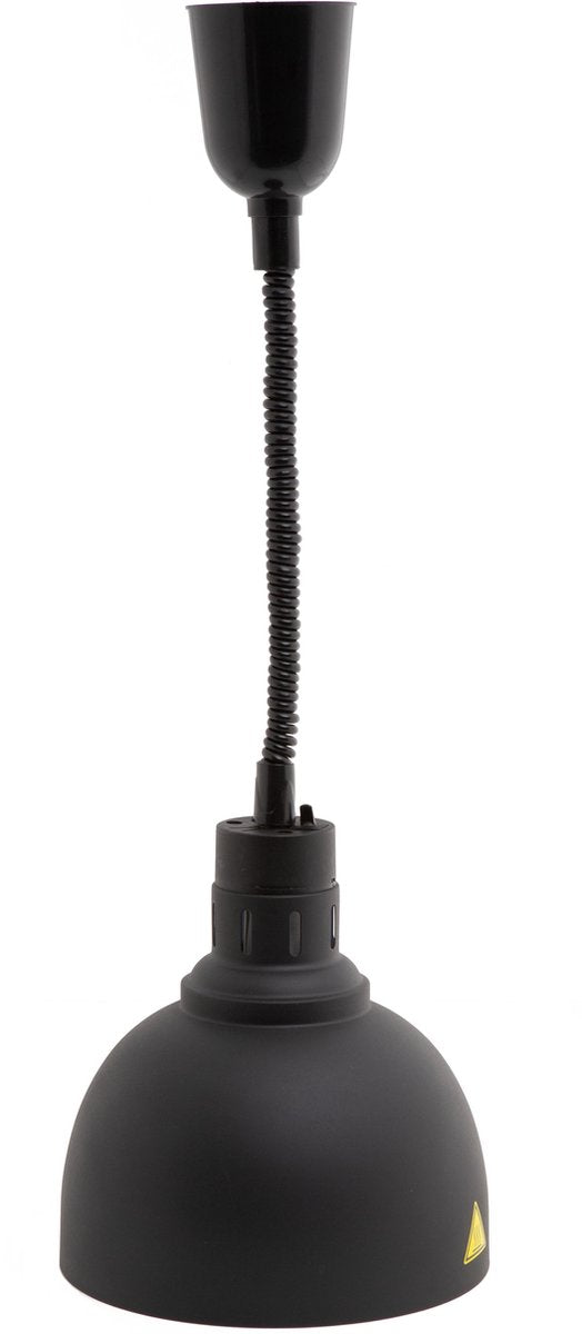 Professionele Horeca Warmhoudlamp - Verstelbaar- Zwart – Ø240mm.